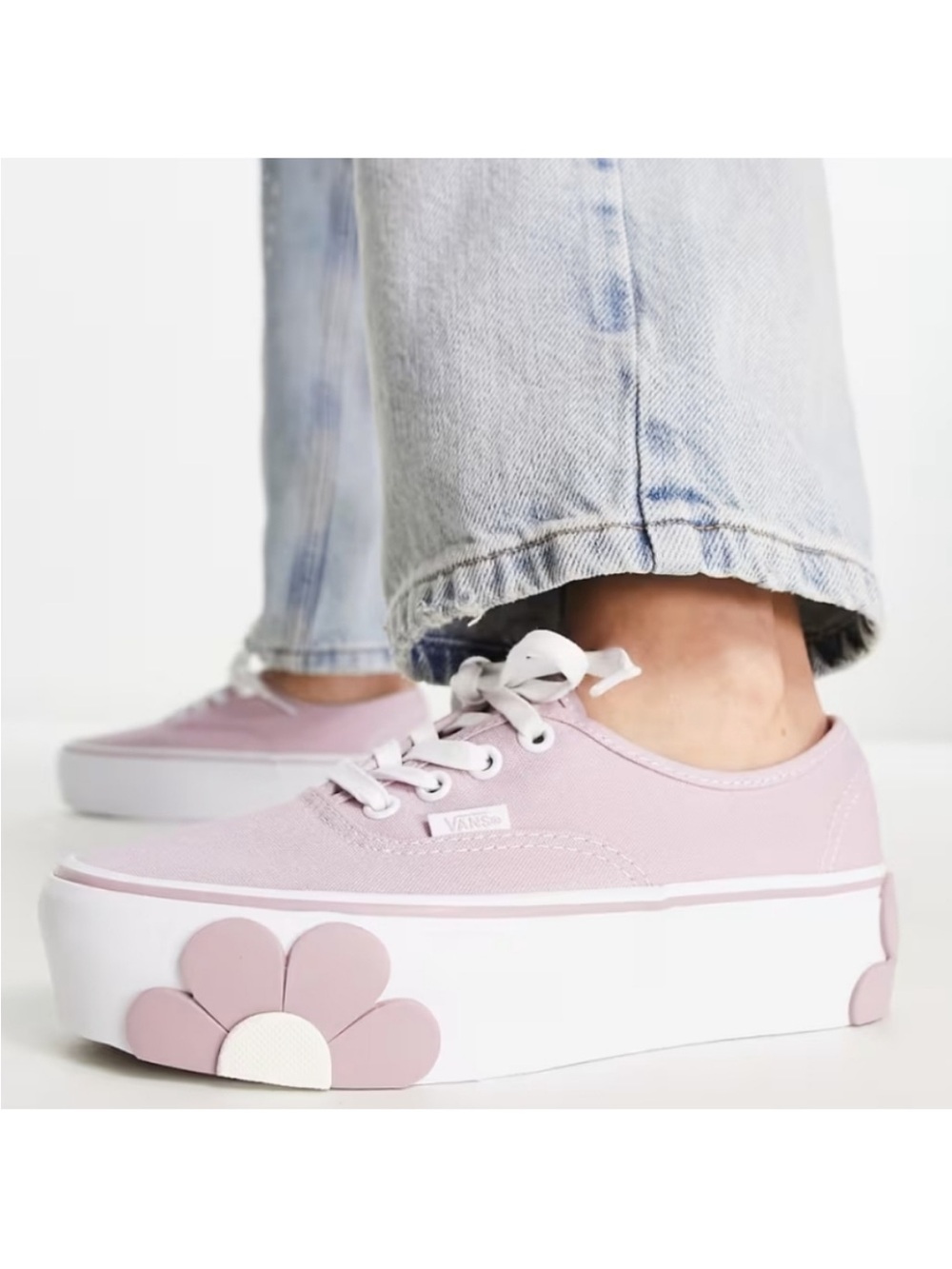 Vans Lilac Authentic Stackform Sneakers women's size 5 men's 3.5 EU34.5